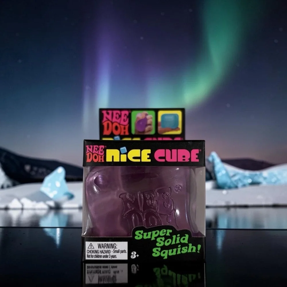 Schylling NeeDoh Purple Nice Cube